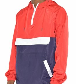 Block Colored Anorak Jacket
