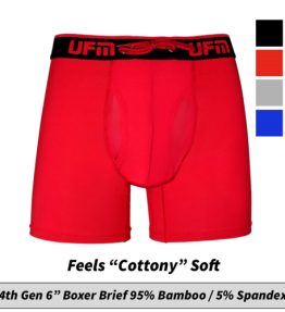 REG Support 6 Inch Boxer Briefs Bamboo Gen 4-5 Available in Black,